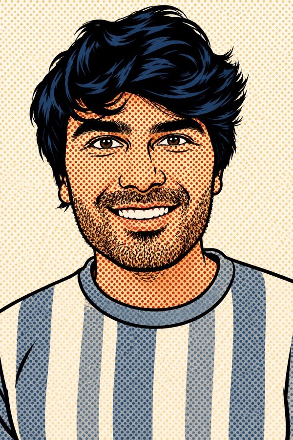 Illustrated portrait of Monik